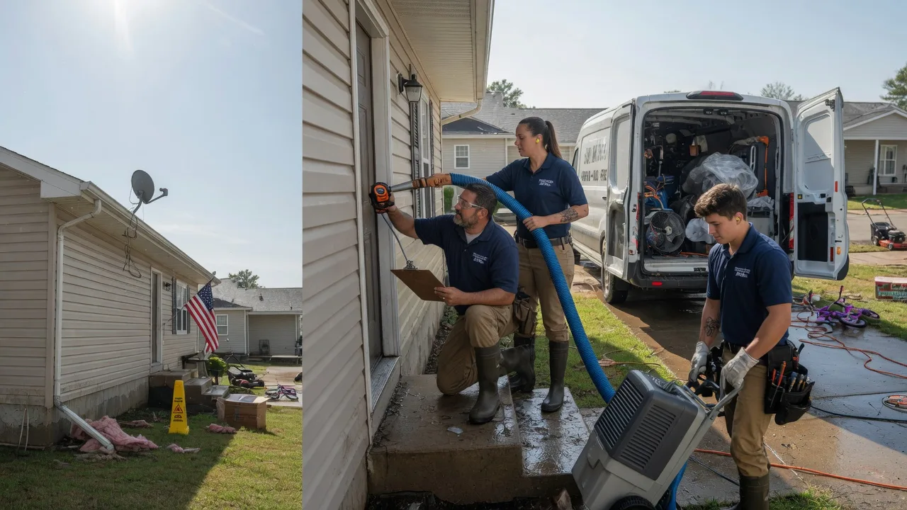 Ceiling Water Damage Restoration in Thayer, IN near me